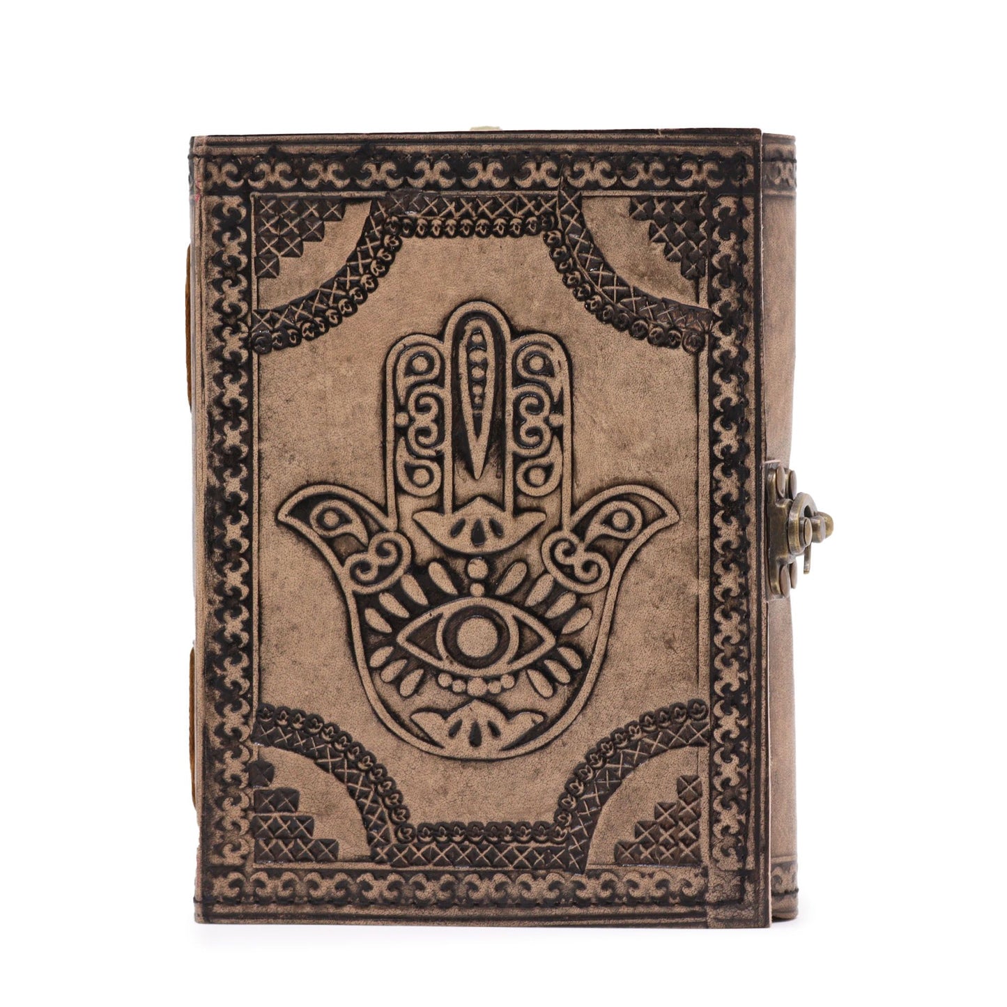 Carnet en cuir — Main de Fatma vintage — vue 3