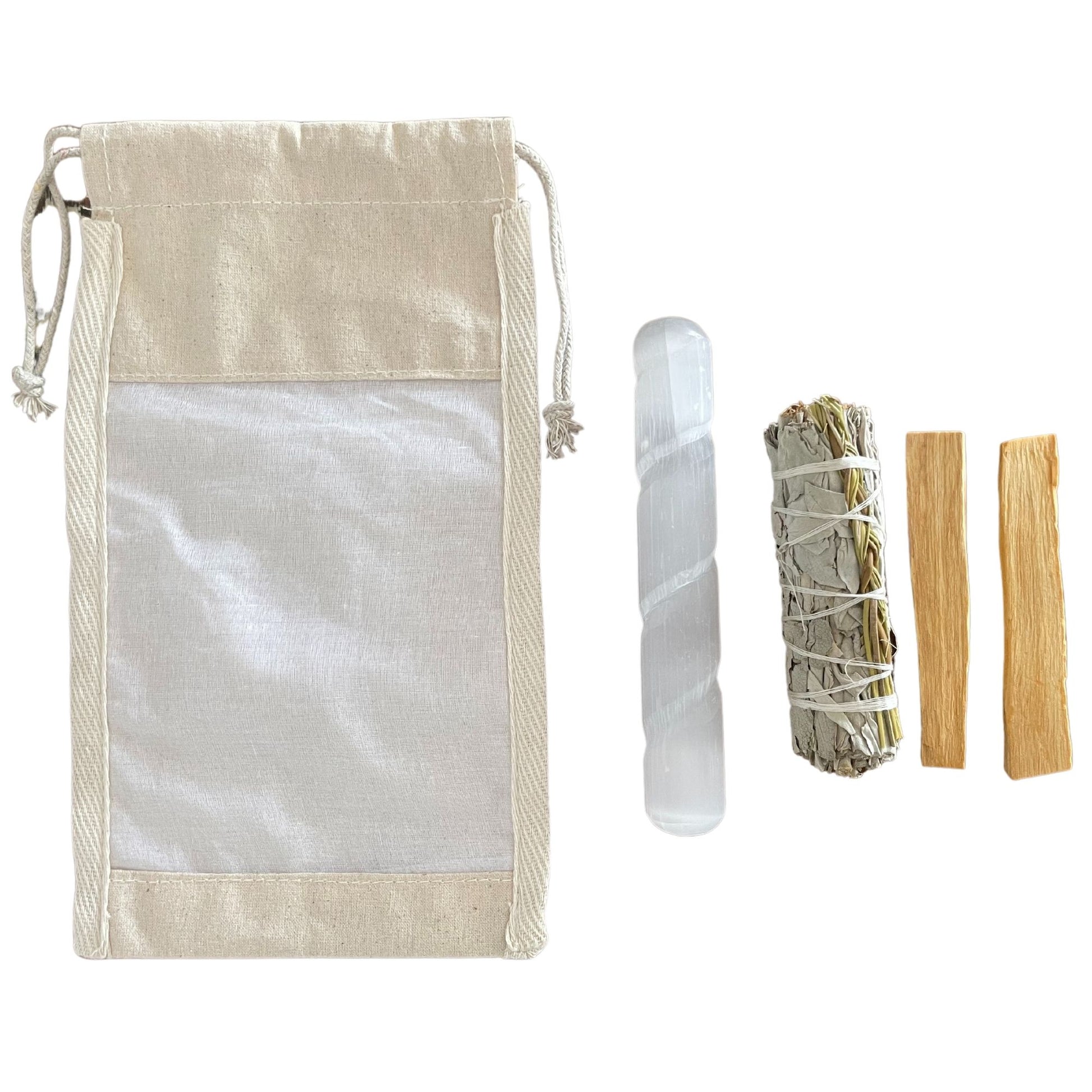 Coffret senteurs — Palo Santo, sauge & sélénite — vue 2