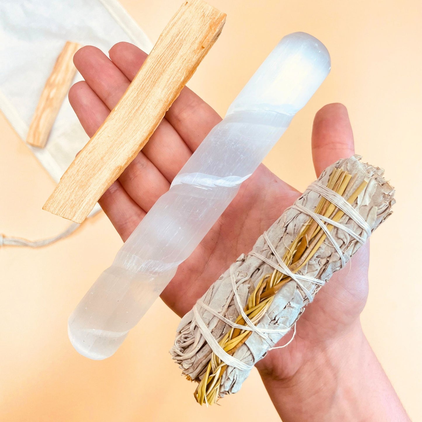 Coffret senteurs — Palo Santo, sauge & sélénite — vue 4