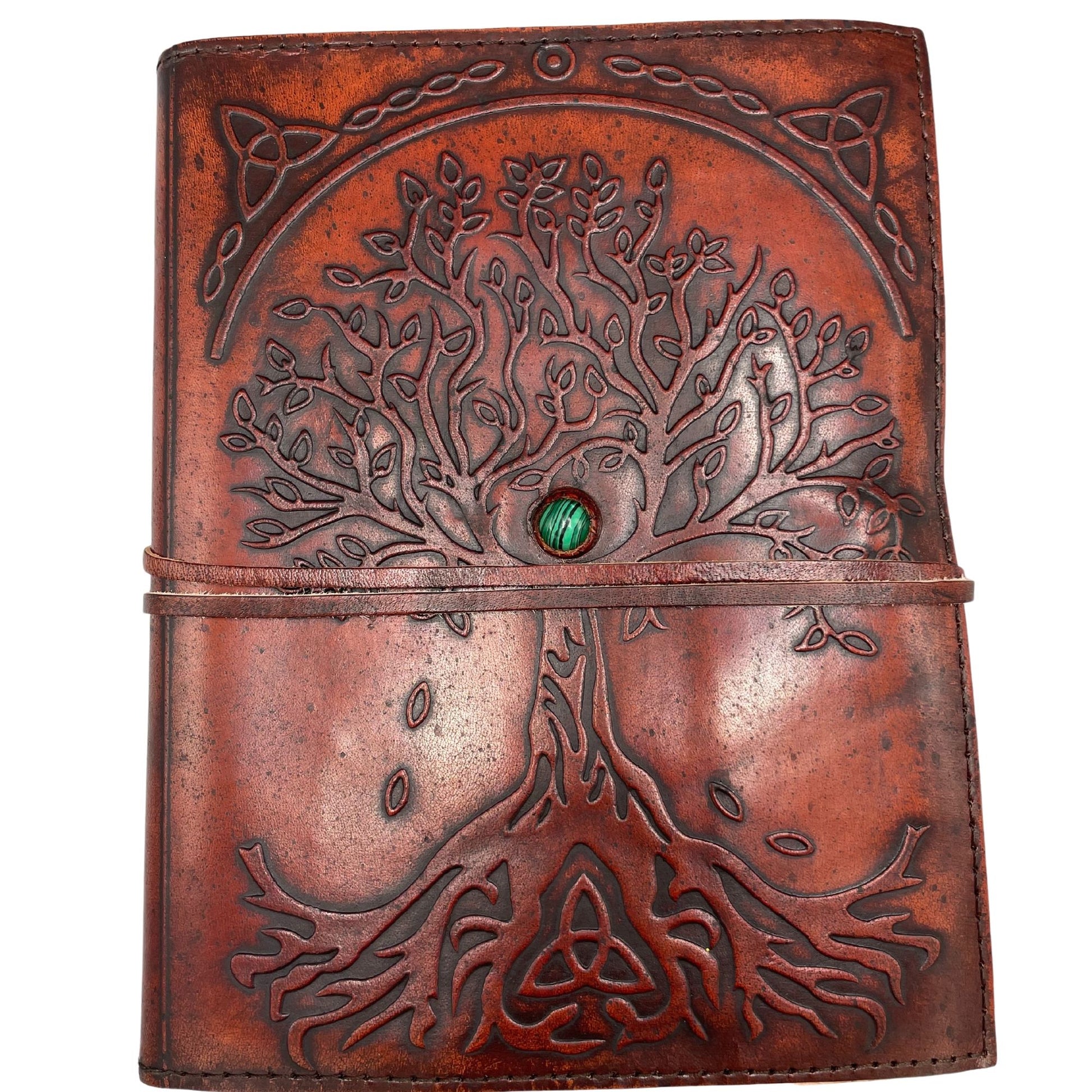 Carnet en cuir — Arbre de vie, 20 × 16 cm — vue 2