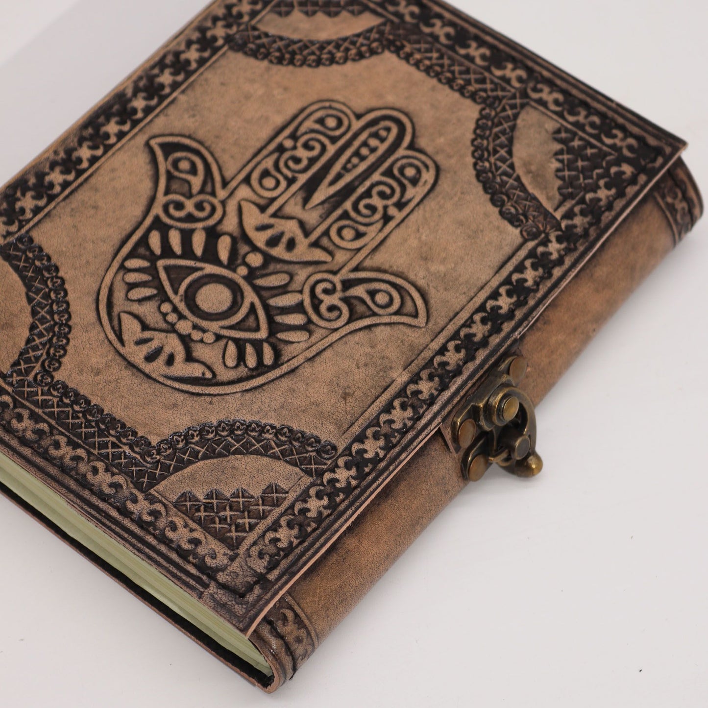 Carnet en cuir — Main de Fatma vintage — vue 2