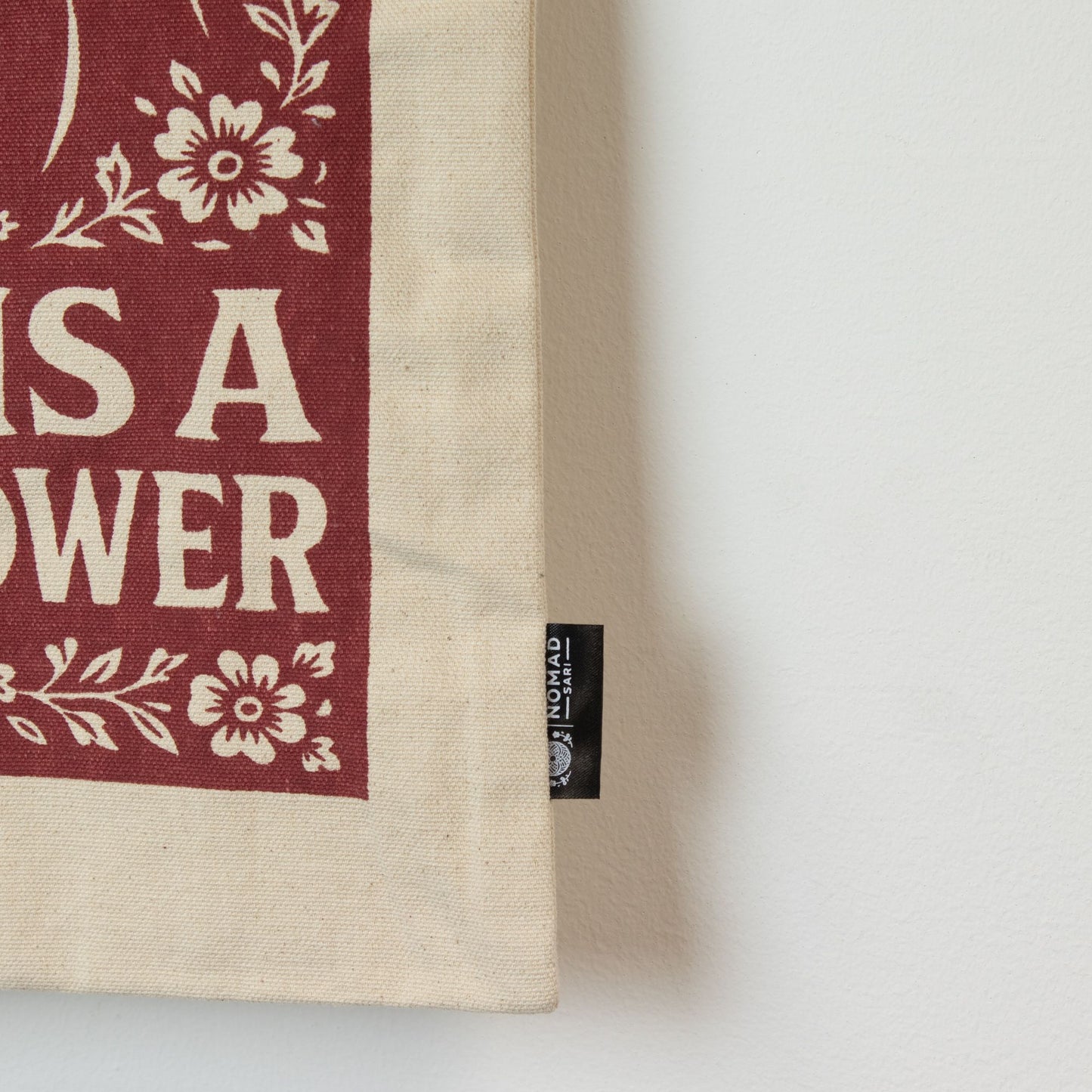 Sac tote — L’amour est un super-pouvoir, coton naturel — vue 3