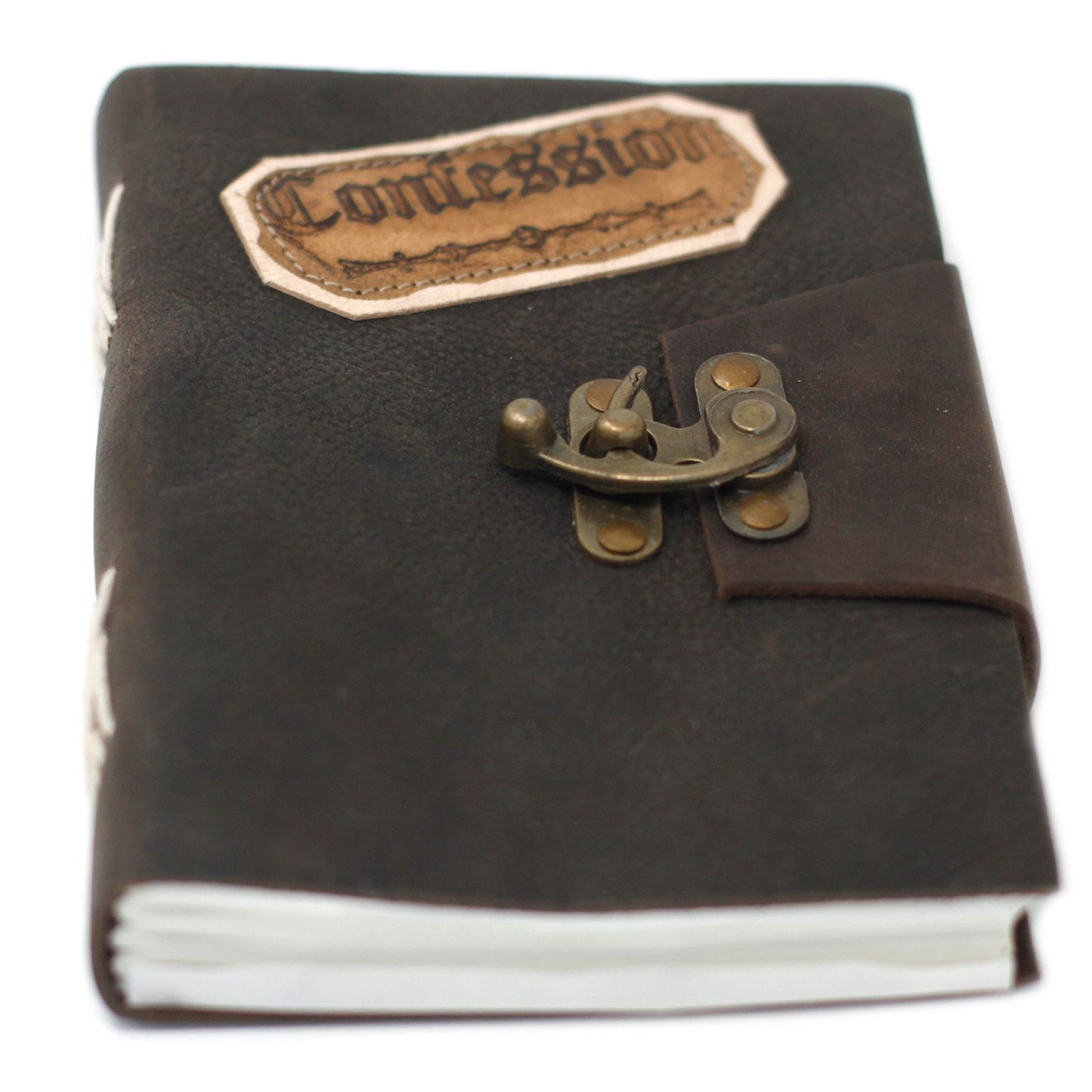Carnet en cuir — Confessions — vue 3