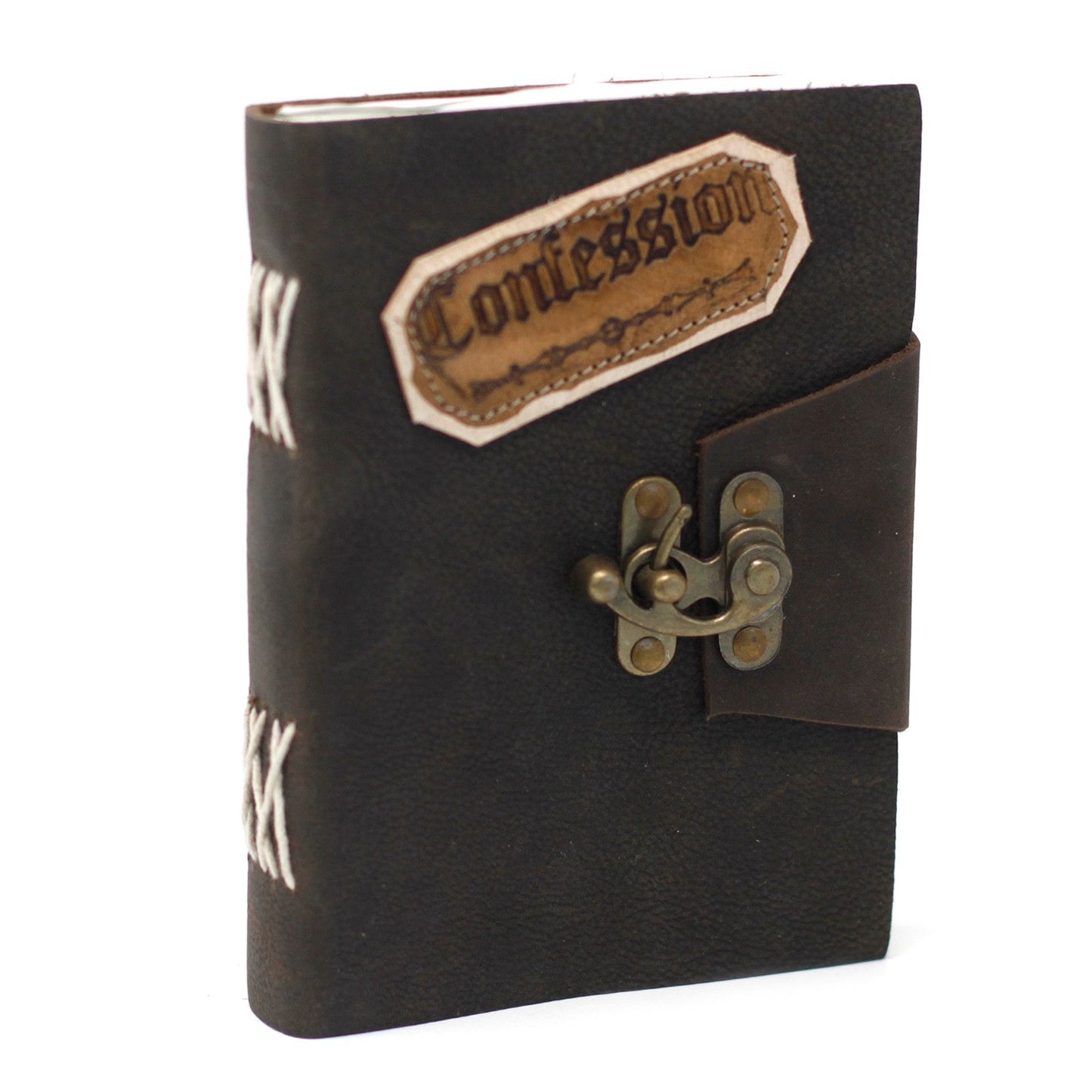 Carnet en cuir — Confessions
