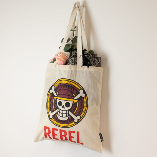 Sac tote — Rebelle, coton naturel